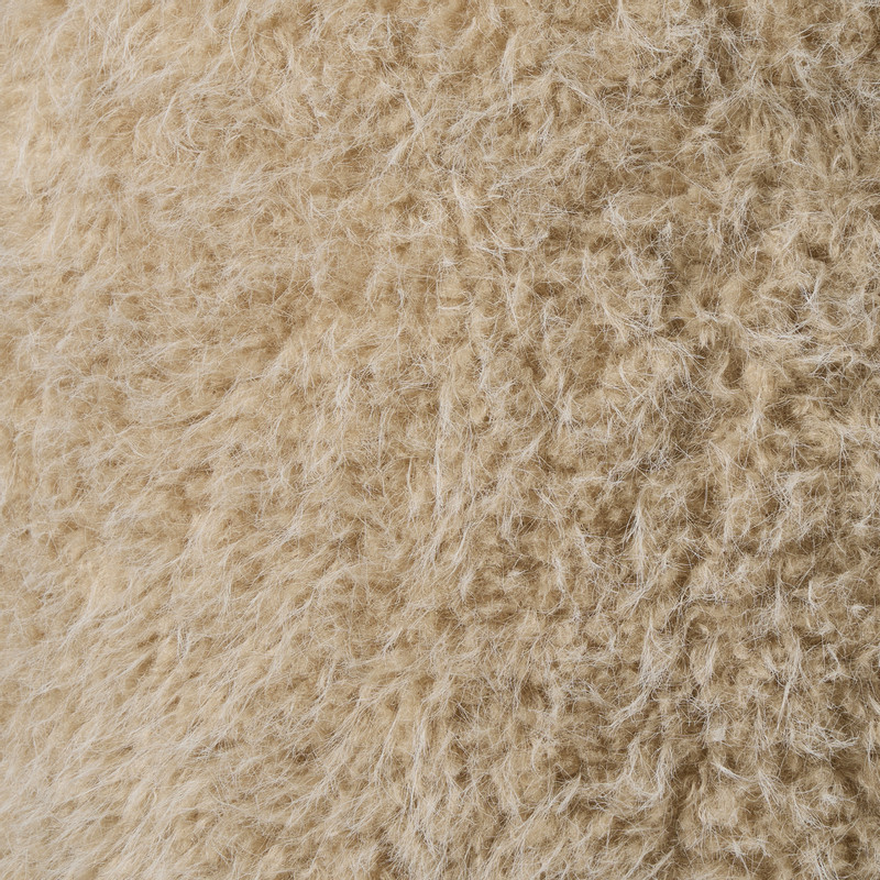 Kinderstoel fur - beige - 50x40x38 cm