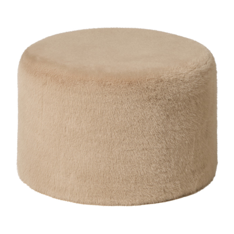 Poef Babette - beige - ø52x32 cm