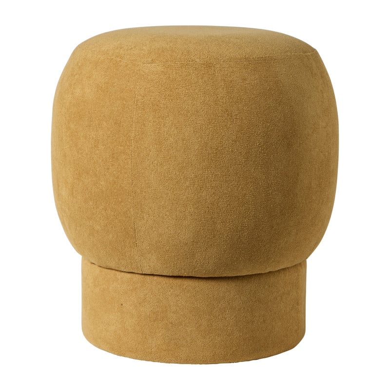 Poef bol - geel - ø38x43 cm