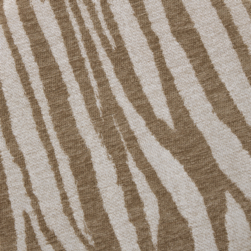 Opvouwbare poef jacquard - taupe - ø38x38 cm