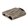 Opvouwbare poef jacquard - taupe - ø38x38 cm