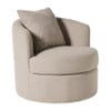 Fauteuil Mees - beige - ø76x63 cm