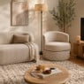 Fauteuil Mees - beige - ø76x63 cm