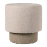 Poefjes inschuifbaar - beige/taupe - set van 2