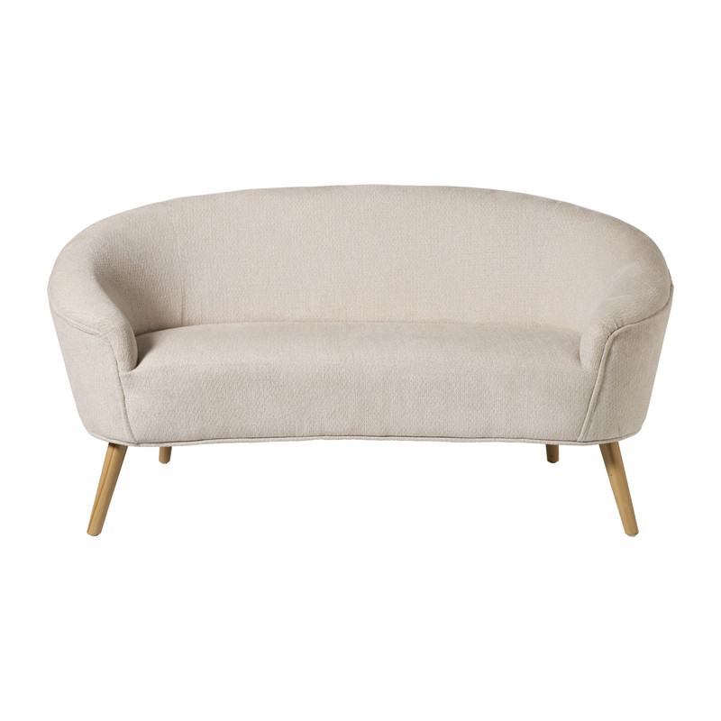 Bank Oscar bouclé - beige - 73x147x73 cm 