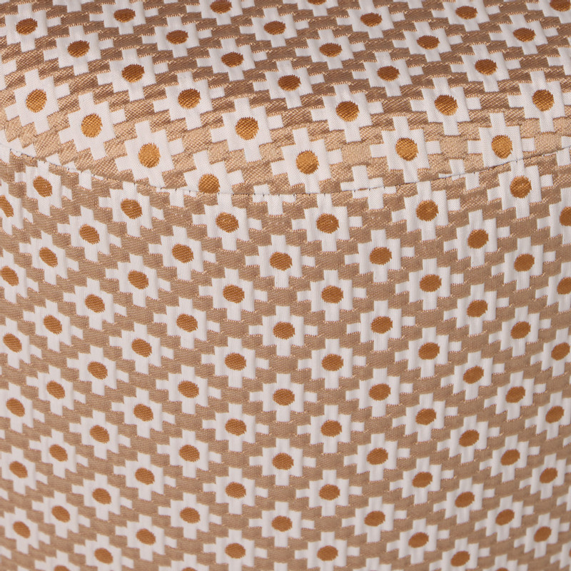 Poef Daisy - taupe - ø35x40 cm