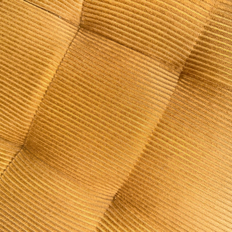 Eetkamerstoel corduroy - cognac - 52x52x84 cm