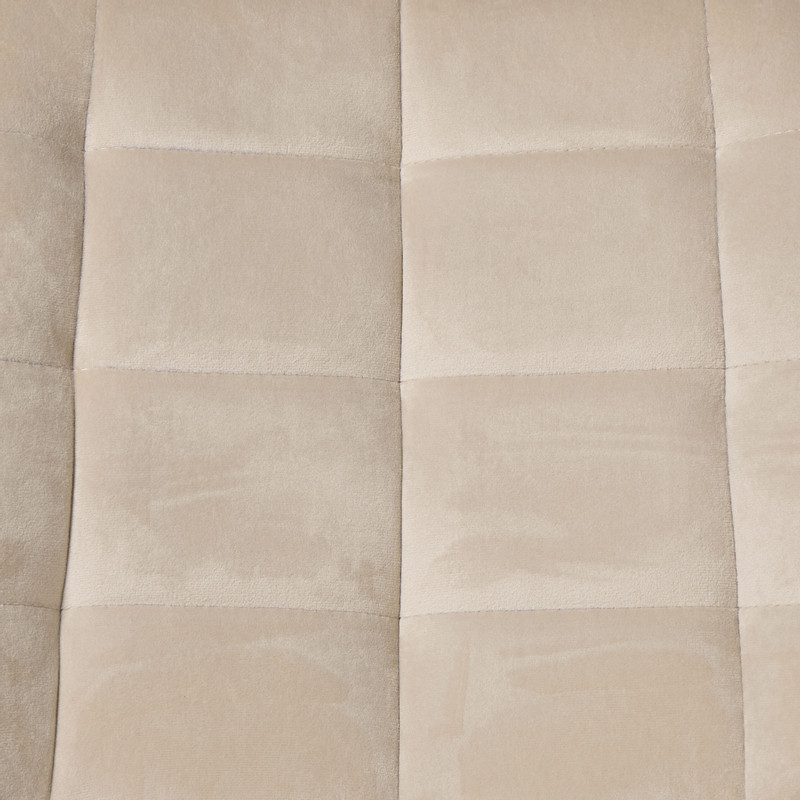 Eetkamerstoel velvet - beige - 80x60x51 cm