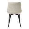 Eetkamerstoel velvet - beige - 80x60x51 cm
