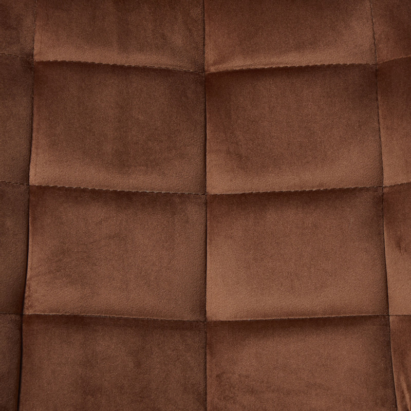 Eetkamerstoel velvet - caramel - 80x60x51 cm