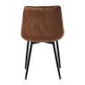 Eetkamerstoel velvet - caramel - 80x60x51 cm
