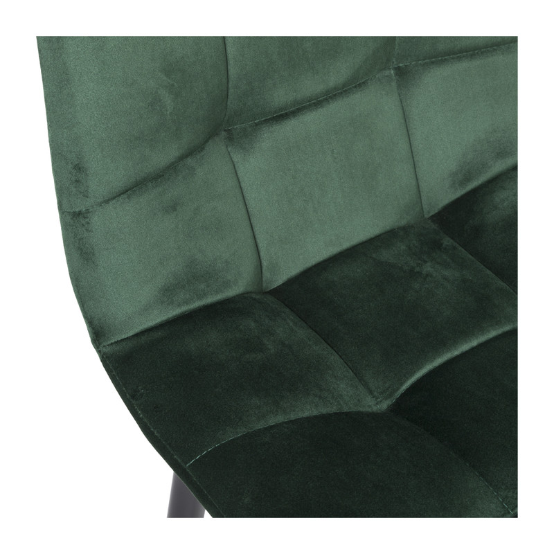 Barkruk velvet - groen - 100x50x41.5 cm