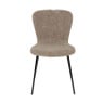 Eetkamerstoel Liz - beige - teddy - 83.5x55x45.4 cm