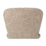 Eetkamerstoel Liz - beige - teddy - 83.5x55x45.4 cm
