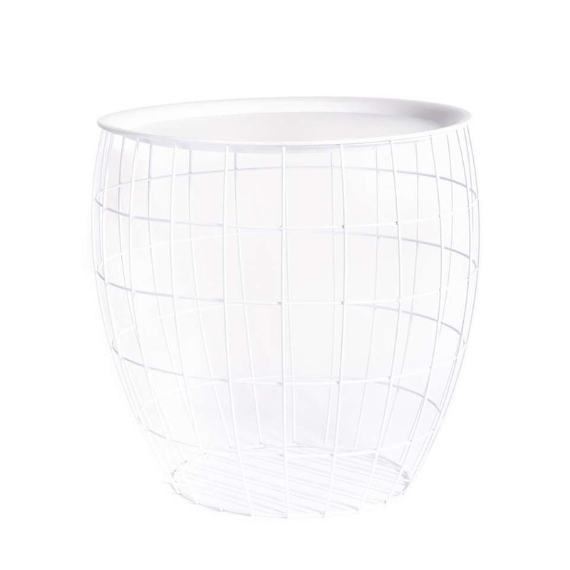 Bijzettafel Bellvik - wit - set van 2