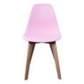 Eetkamerstoel Umea - roze - set van 2 
