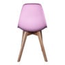 Eetkamerstoel Umea - roze - set van 2 