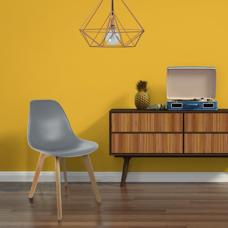 Eetkamerstoel Umea - grijs - set van 2 