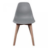 Eetkamerstoel Umea - grijs - set van 2 