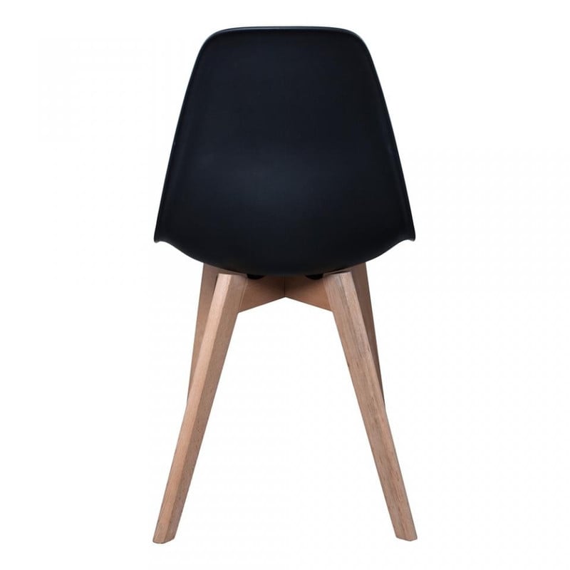 Eetkamerstoel Umea - zwart - set van 4