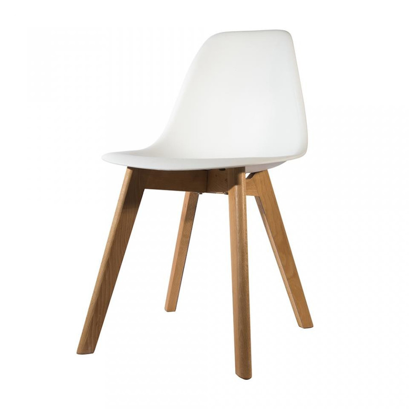 Eetkamerstoel Umea - wit - set van 4