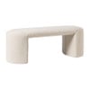 Bank Sara bouclé - beige - 45x120x44 cm