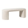 Bank Sara bouclé - beige - 45x120x44 cm