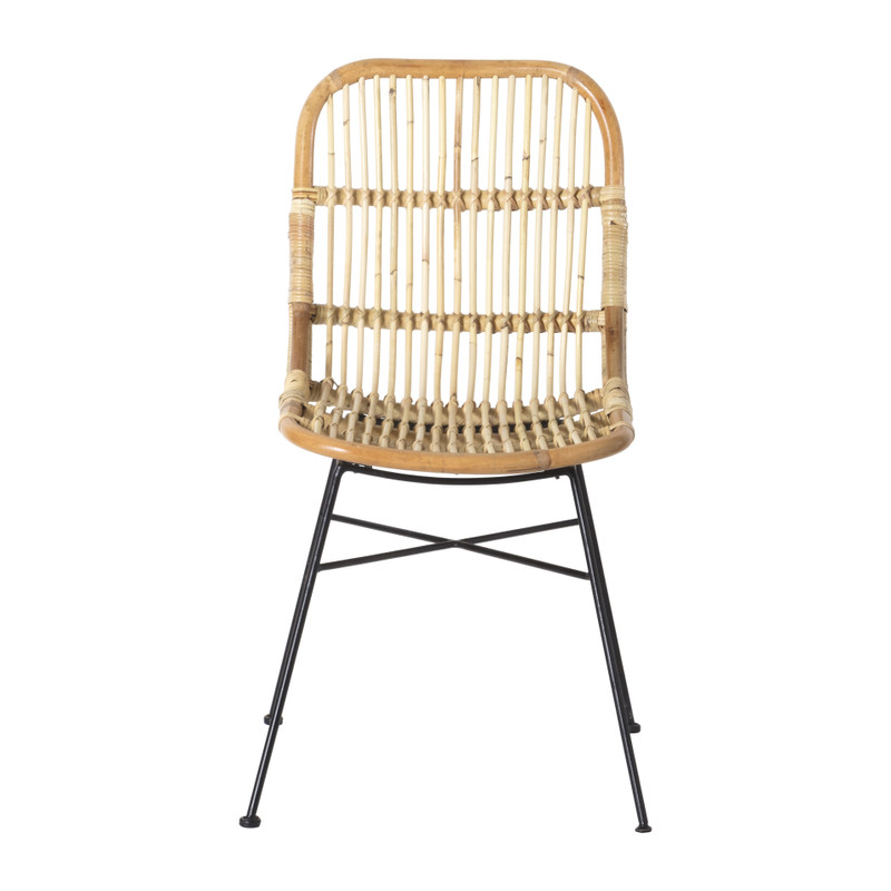 Eetkamerstoel Yogya - rotan - 87x60x45 cm