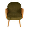 Fauteuil Batavia met webbing - groen - 61x72x76 cm 