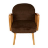 Fauteuil Batavia met webbing - bruin - 61x72x76 cm 