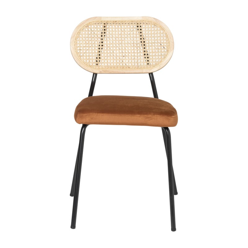 Eetkamerstoel Viola - naturel - 48x55x81 cm