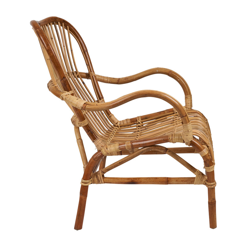 rand levenslang Monet Rotan fauteuil Canggu - 80x68x88 cm | Xenos