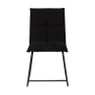 eetkamerstoel Olivia - zwart - 58x48x84 cm