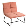 Fauteuil Olivia - oudroze - 70x64x75 cm 