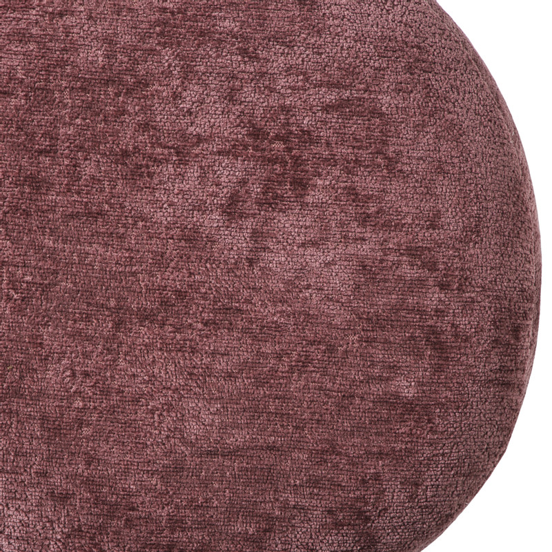 Opbergpoef bubbles - bordeauxrood - ø41x41 cm
