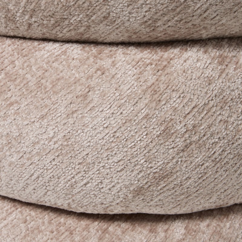 Opbergpoef bubbles - taupe - ø41x41 cm