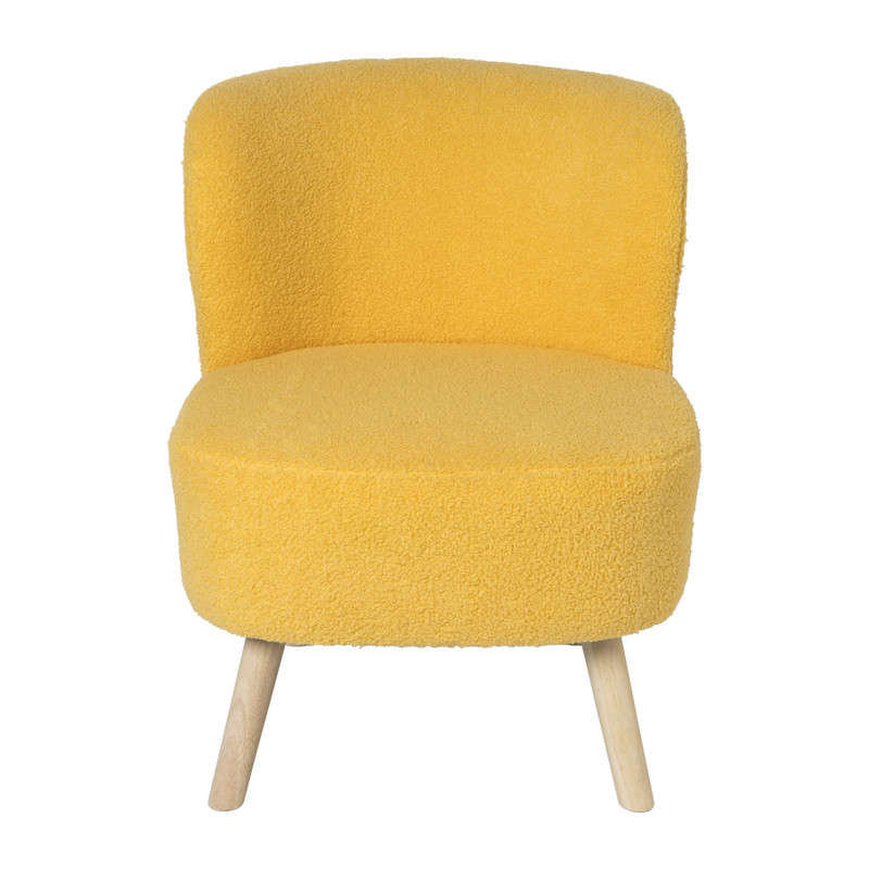 Fauteuil Sita - geel - 69x56x66 cm