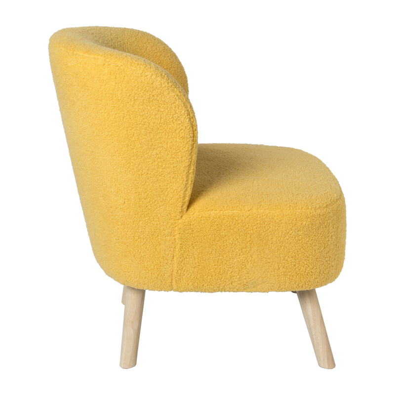 Fauteuil Sita - geel - 69x56x66 cm