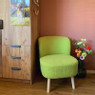 Fauteuil Sita - groen - 69x56x66 cm