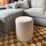 Poef Debby - beige - ø35x40 cm