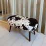 Bankje the cow - bruin/beige - 40x82x40 cm