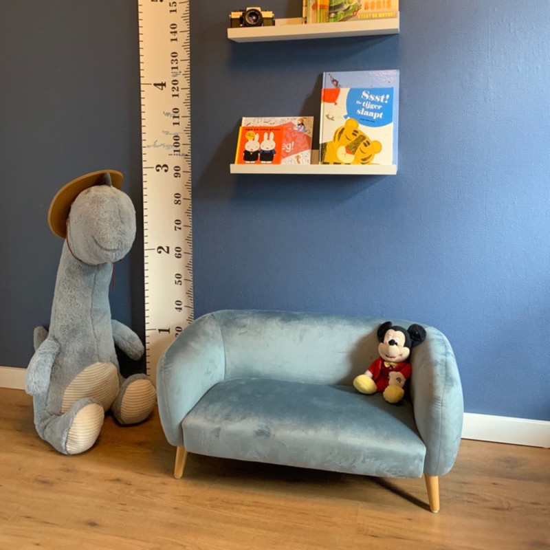 Kids bank Peppi - lichtblauw - 41x88.5x45 cm