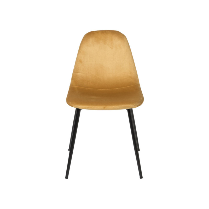 Kids stoel Ivy - geel - 60x36.5x33.5 cm