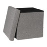 Opbergbox Teddy opvouwbaar - grijs - 38x38x38 cm