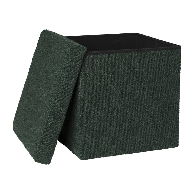Opbergbox Teddy opvouwbaar - groen - 38x38x38 cm