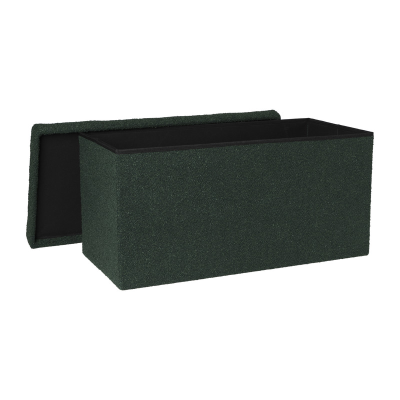 Opbergbox Teddy opvouwbaar - groen - 38x76x38 cm