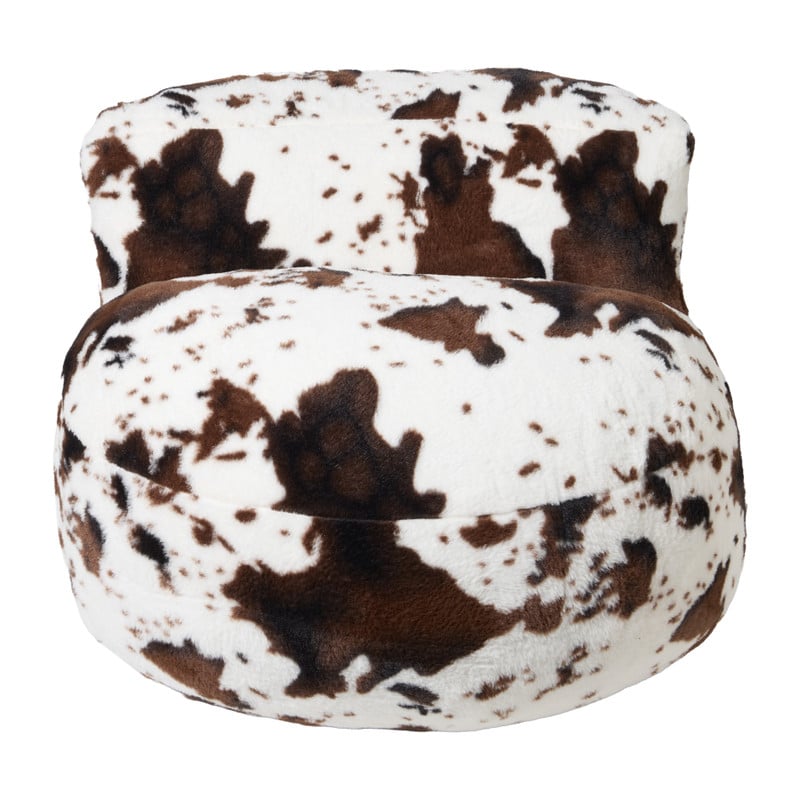 Sofa the bear - koeienprint - ø95x65 cm