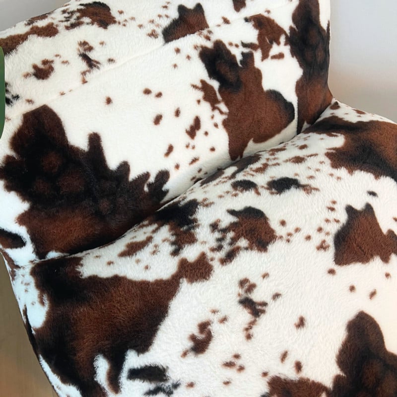 Sofa the bear - koeienprint - ø95x65 cm