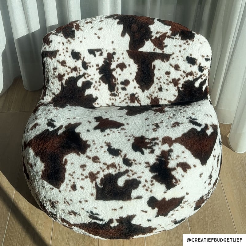 Sofa the cow - koeienprint - ø95x65 cm