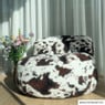 Sofa the cow - koeienprint - ø95x65 cm